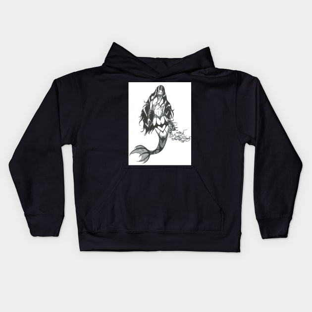 Something In The Water Kids Hoodie by AnalogArtByAdam